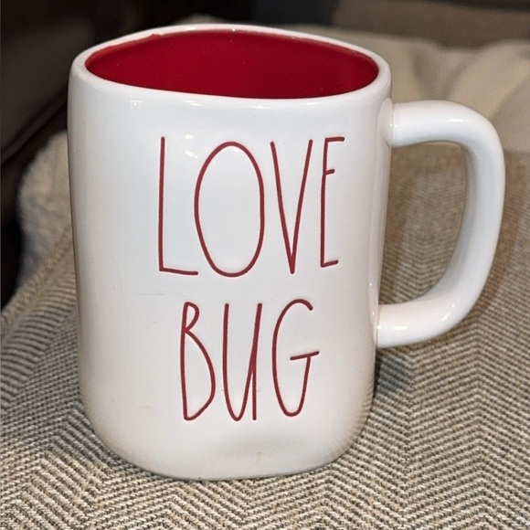 Rae Dunn Other - Rae Dunn ceramic red/white coffee/tea cup/mug lady bug LOVE BUG